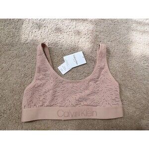 Calvin Klein Bralette Lace Unlined Womens Designer Doublure NWT size S